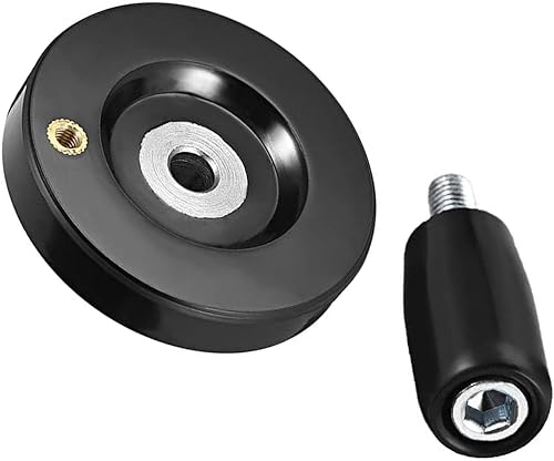 Miniatura 5 de Manija giratoria de la máquina del volante para la maquinaria de fresado Varón roscado macho M6 5pcs