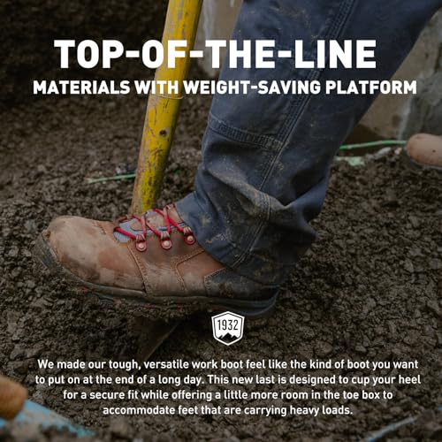 Image of Danner Vicious 4.5 inch Waterproof Work Boots for Men - Full-Grain Leather with Breathable Gore-Tex Lining, Speed Lace System