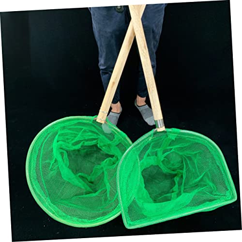 CIYODO 2 Peças De Suprimentos De Pesca Para Desembarque De Madeira Rede Telescópica De Água Doce Red