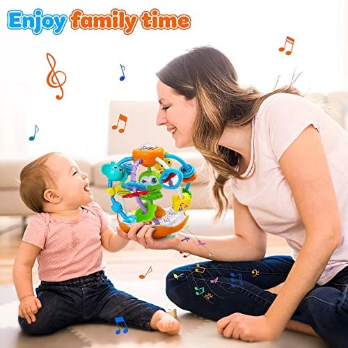lenbest Baby Rattle Toy - Baby Toys 0-6 Months - Baby Sensory Toys - Early Development & Activity Toys - Newborn Toys for Baby Girls Boys - Baby Boy Girl Toys 3-6 6-9 6-12 Months 1 Year Old