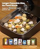 oneisall 3L Automatic Cat Feeder with 304 Stainless Steel Bowl, Cat Food Dispenser Automatic with Timer, Timed Dry Food Auto Feeders for Cats Dogs, Double Lock 1-6 Meals - Image 4