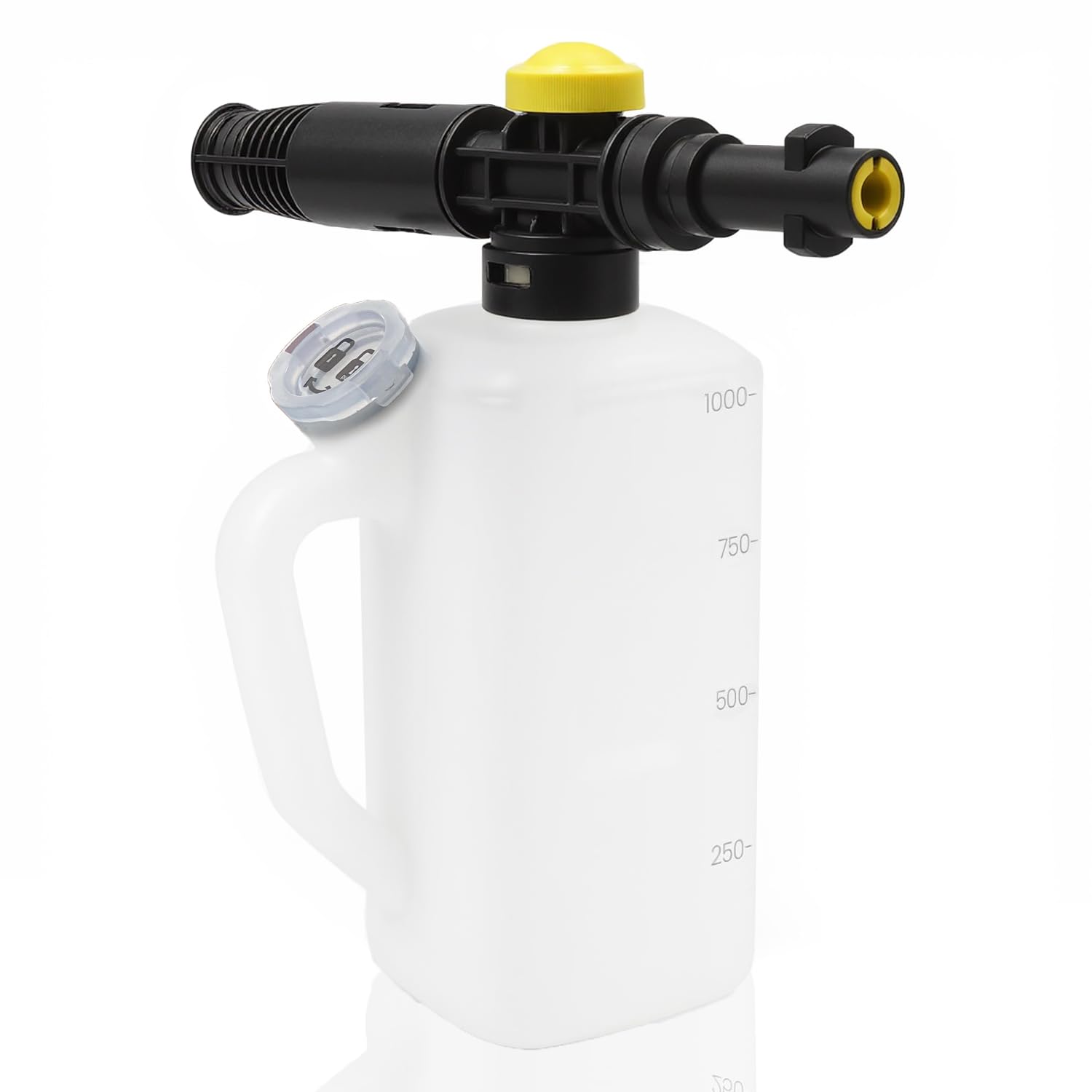 Hierbla Black Soap Snow Foam Cannon Lance For Karcher K5~K7 Series,1L Pressure Washer Bottle For Karcher Pressure Washer Snow Foam Cannon Nozzle Adjustable 2175Psi