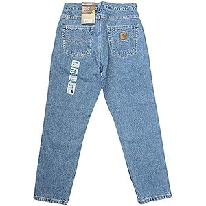 CARHARTT カーハート リラックスフィット テーパード ジーンズ デニム パンツ ライトブルー size 34inch" 