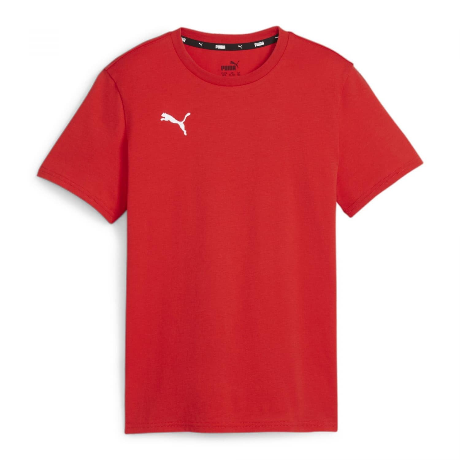 PUMA Unisex Teamgoal Casuals Jr Tee, Puma Red-puma White, 140 EU