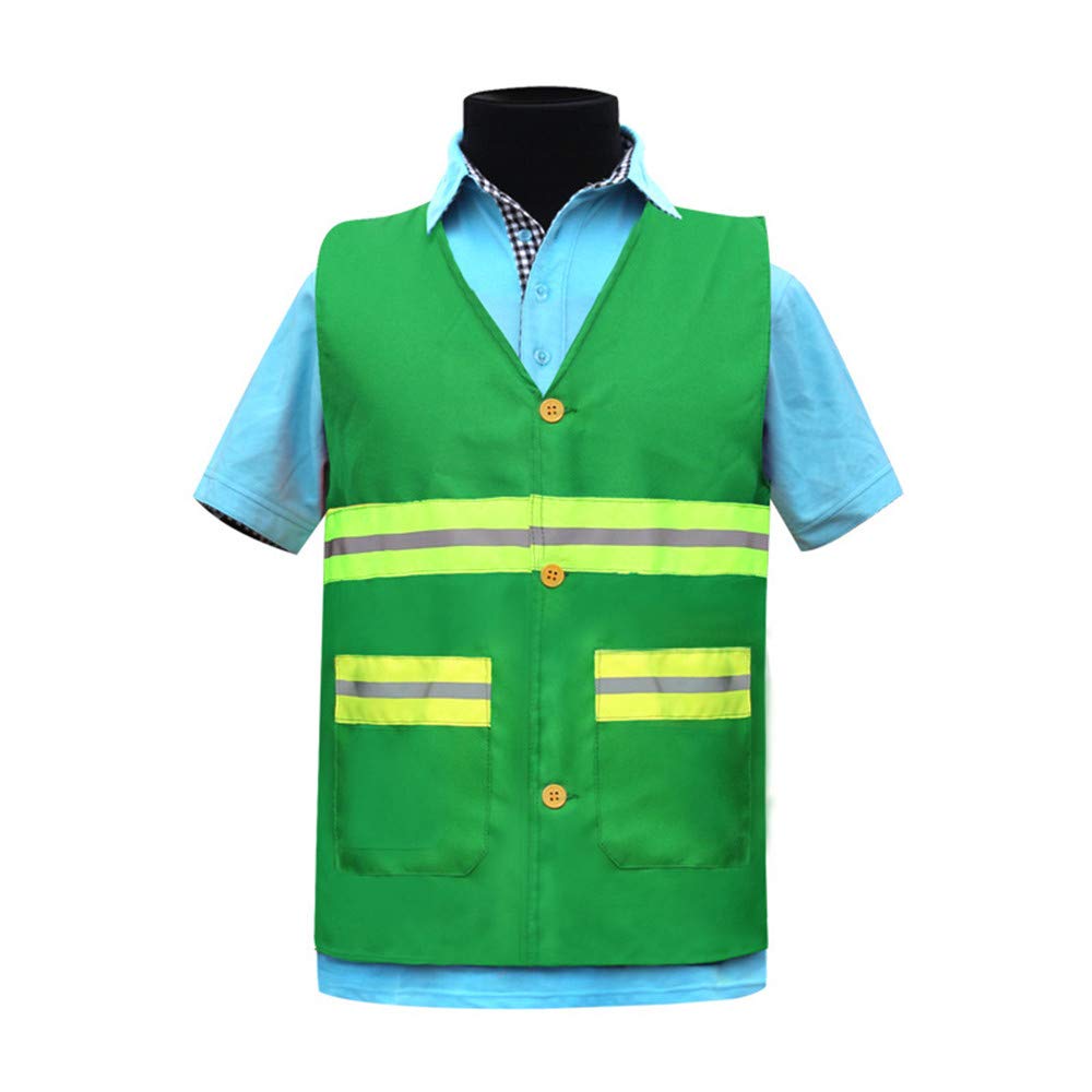 SuDeLLong Reflective Vest Reflective Vest High Visibility Safety Gear High Visibility Safety Vest Running Walking Jogging Cycling Safety Reflective Vest (Color : Orange)