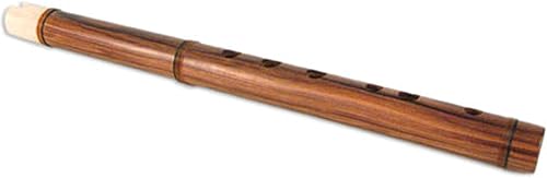 NOVICA Flauta de Quena Andina de Madera con Boquilla de Hueso de Vaca y Estuche de Transporte, Canción de los Andes