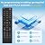 Universal Replacement Remote Control Fit for All Dynex TV, Compatible with Dynex TV Remote DX-RC02A-12 DX-RC01A-12 DX-RC01A-13 DX-RC03A-13 RC-201-0B RC-701-0A RC-801-0A ZRC400, No Setup Required