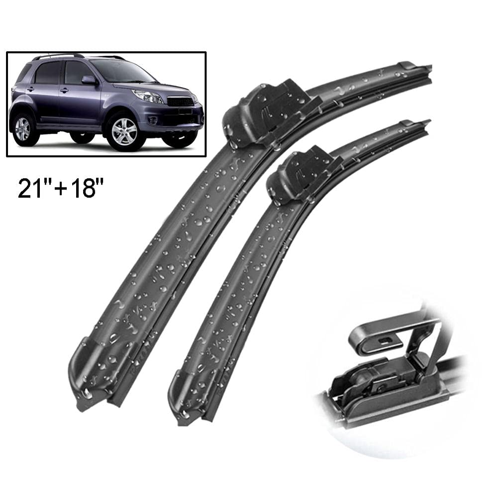 Kit 2 Spazzole Tergicristalli Anteriori Per Daihatsu Terios (J1) Dal 1997 - Misure 500mm E 380mm