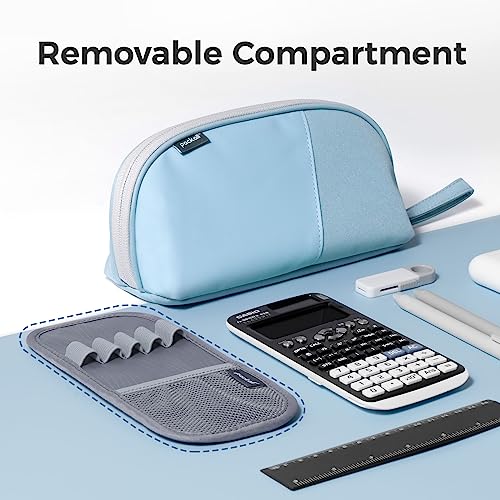 Image of pack all Large Pencil Case, Multi-Compartment Pencil Pouch with Zipper