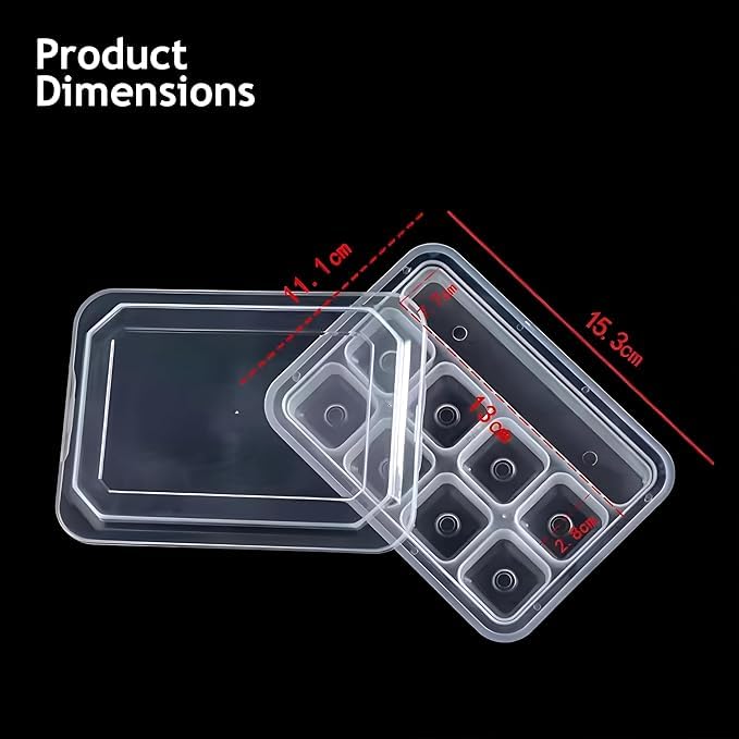 Image of 8-Pack Stainless Steel Whiskey Stones with Tongs & Container - Reusable Ice Cubes for Chilling Red Wine, Whiskey, Cocktails & More - Food-Grade Safe