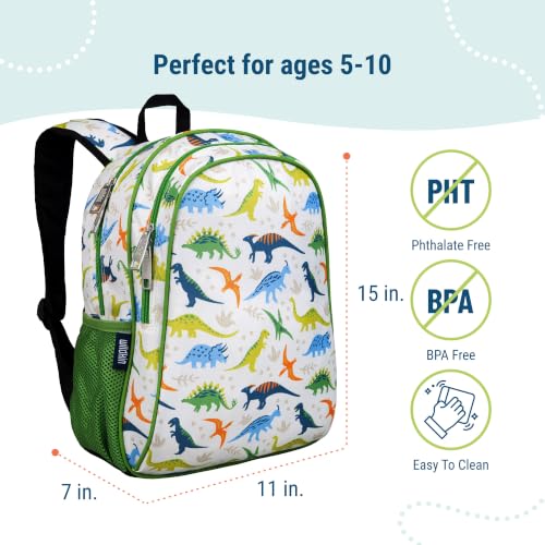 Image of Wildkin 15 inch Kids Backpack for School & Travel - Durable, Padded, Multiple Pockets, Boys & Girls Ages 5-10