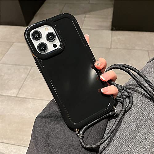 Étui antichoc iPhone 14 13 12 11 Évitez les bris d'écran avec cette coque souple noire