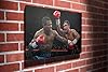 Oscar De La Hoya vs Shane Mosley Boxing Gallery Framed Canvas Art Picture Print #2
