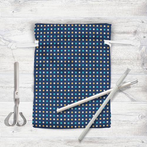 Image of ArtzFolio Polka Pattern | Pouch Wrist Potli Bag | Bag for Weddings & Casual Parties