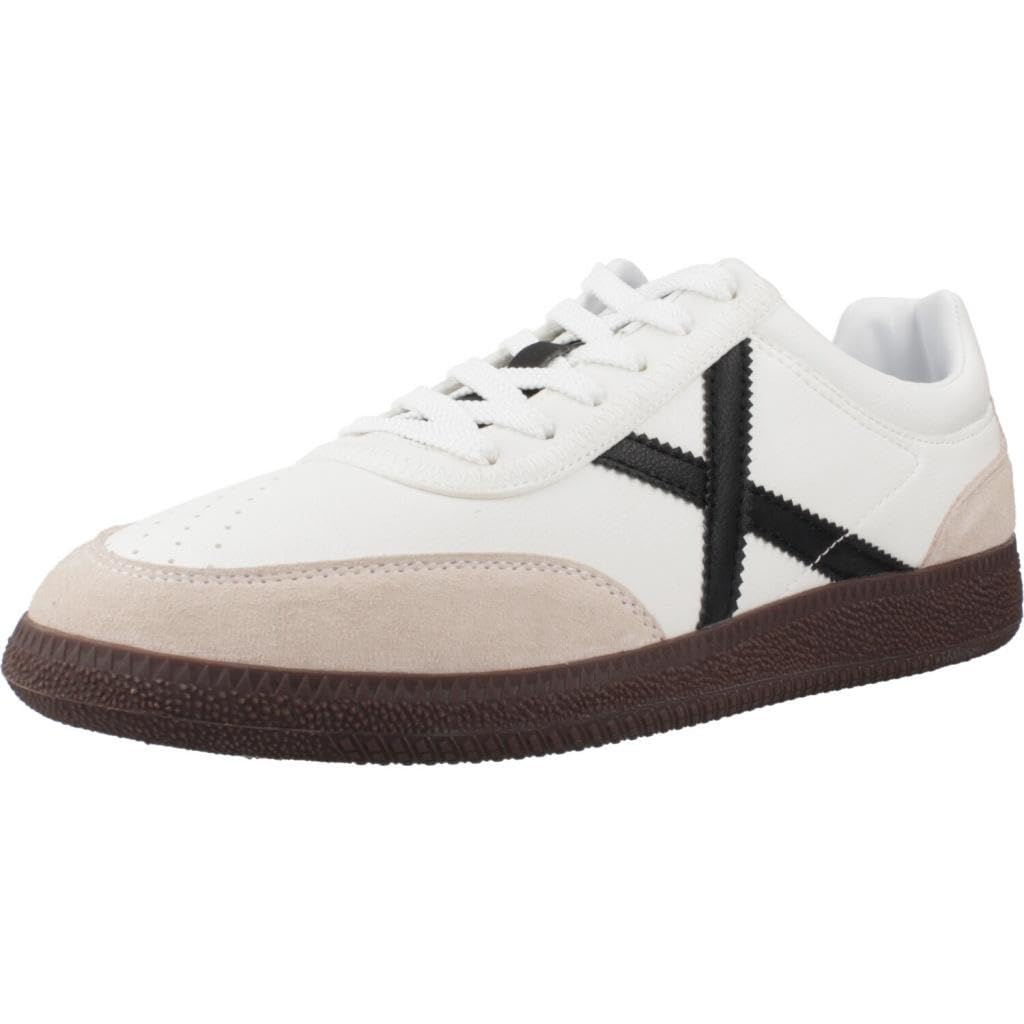 Munich Black Rumba Sneakers, White, 7 UK