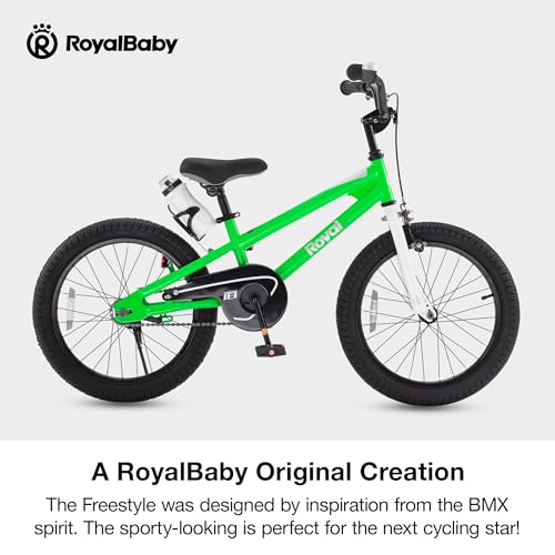 image for RoyalBaby Freestyle Kids Bike Boys Girls 18 Inch BMX Childrens Bicycle
