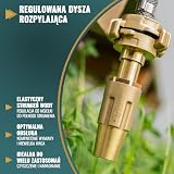 Poppstar bardzo wytrzymała ogrodowa dysza opryskowa z mosiądzu o średnicy nominalnej 11 mm na złączu w systemie Geka