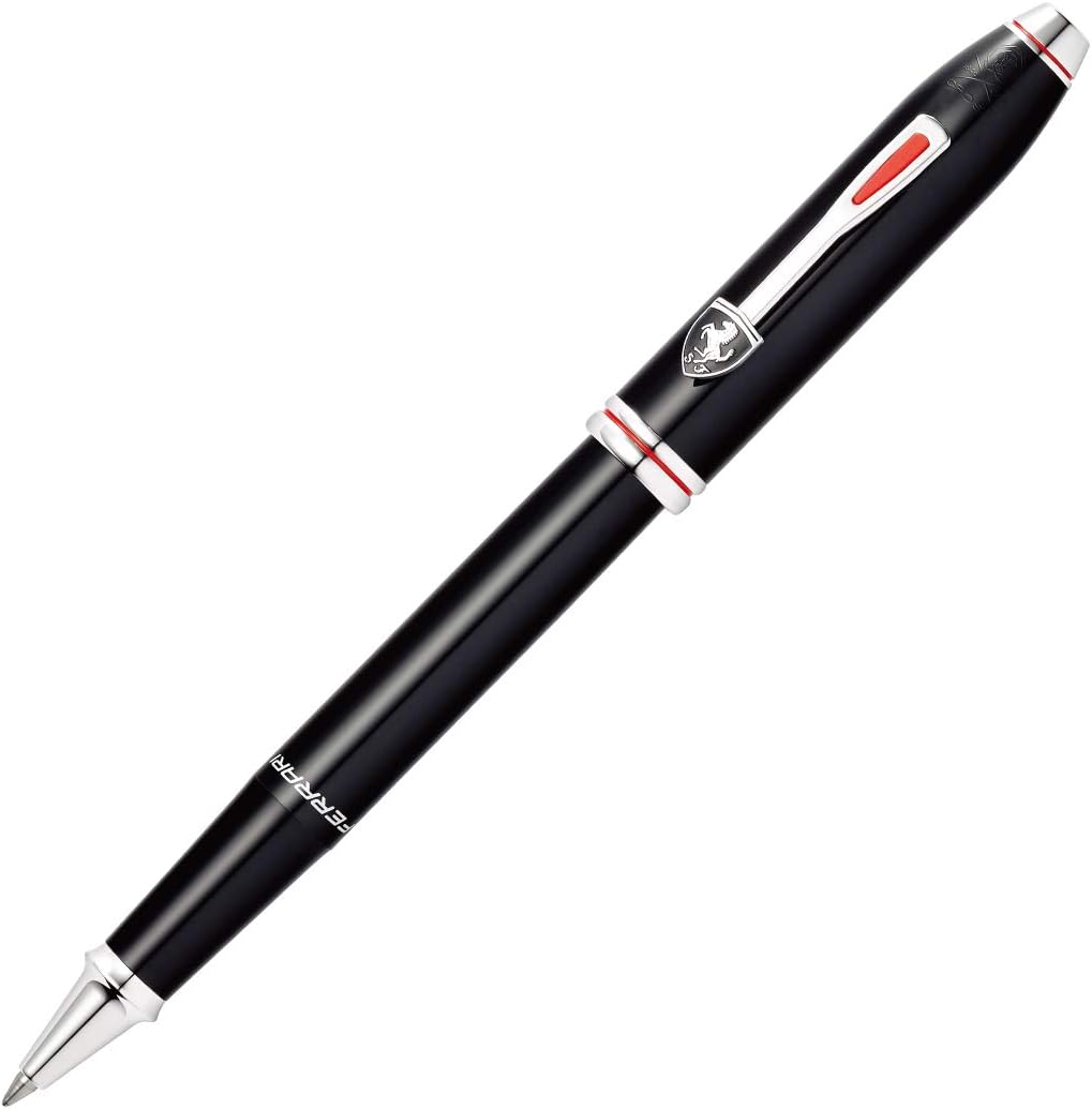 Townsend Collection for Scuderia Ferrari - Glossy Black Lacquer Rollerball Pen