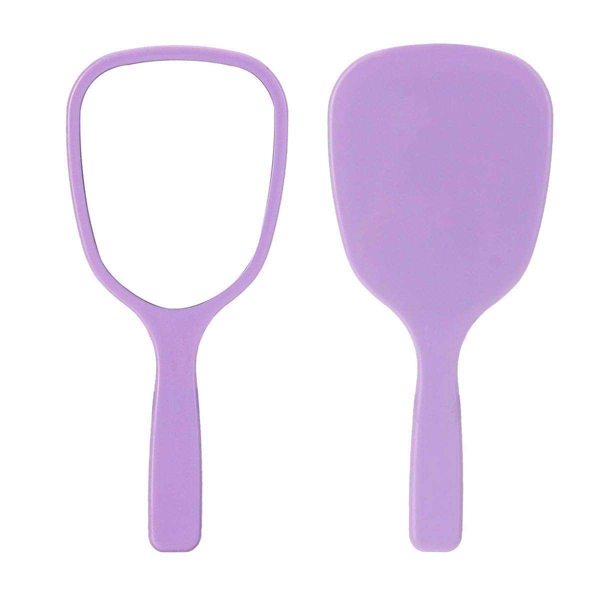 Espejo de mano de 4 piezas, espejo de mano de viaje, espejo cosmético con mango (4 piezas) 6