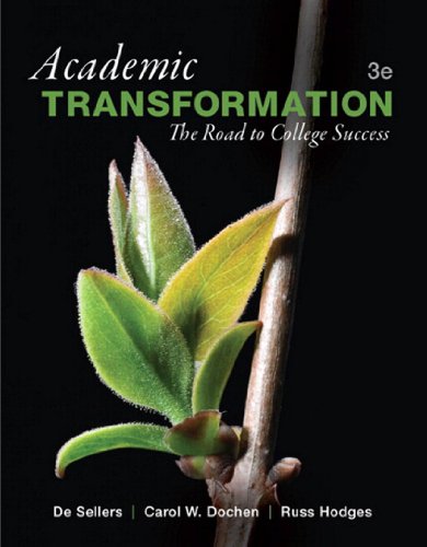 Academic Transformation: The Road to College Success (Mystudentsuccesslab)