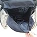 Tear-Resistant Oxford Wheelchair Bag to Hang on Back with Cup Umrella Holder Lightweight Rolattor Bags Large Wheelchair Backpacks Walker Bag Easy Release Install
