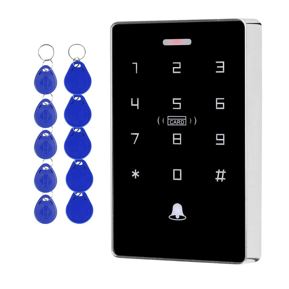 Kit di Controllo Accessi a Doppia Frequenza NFC Resistente alle Intemperie IP68 Supporto 10000Utenti,Retroilluminazione,Pannello di Tocco