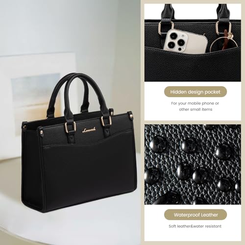Image of LOVEVOOK Purses for Women Purses and Handbags Tote Bag for Women Trendy Top Handle Satchel Crossbody Bag with Matching Clutch