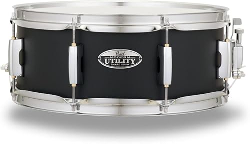 Pearl Tambor de caja, negro satinado (MUS1455M227) Negro satinado,Mate Natural