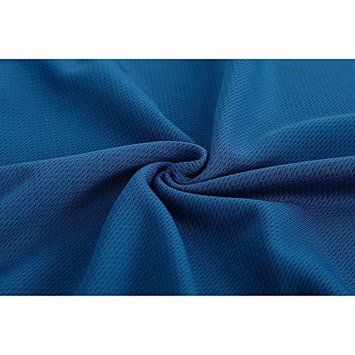 Uv Sun Protection Sport T Shirts For Men Short Sleeve Athletic Tee Royal Blue M #TOP3