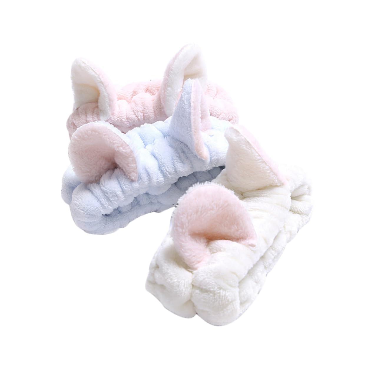 FRCOLOR 9 fasce per capelli per il trucco, per capelli da donna, in cotone, per le donne, con fiocco, per spa, fasce per capelli per capelli da donna, salviette per trucco, cosmetici