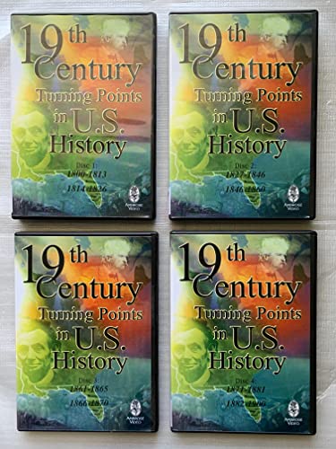 19Th Century Turning Points In U.s. History: 1800 - 1900. 4-Dvd Set #TOP15