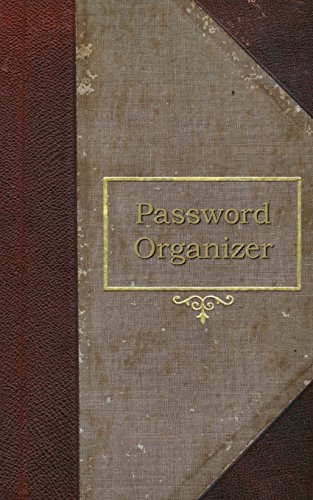 Password Organizer: A Password Organizer Journal (old book style cover)