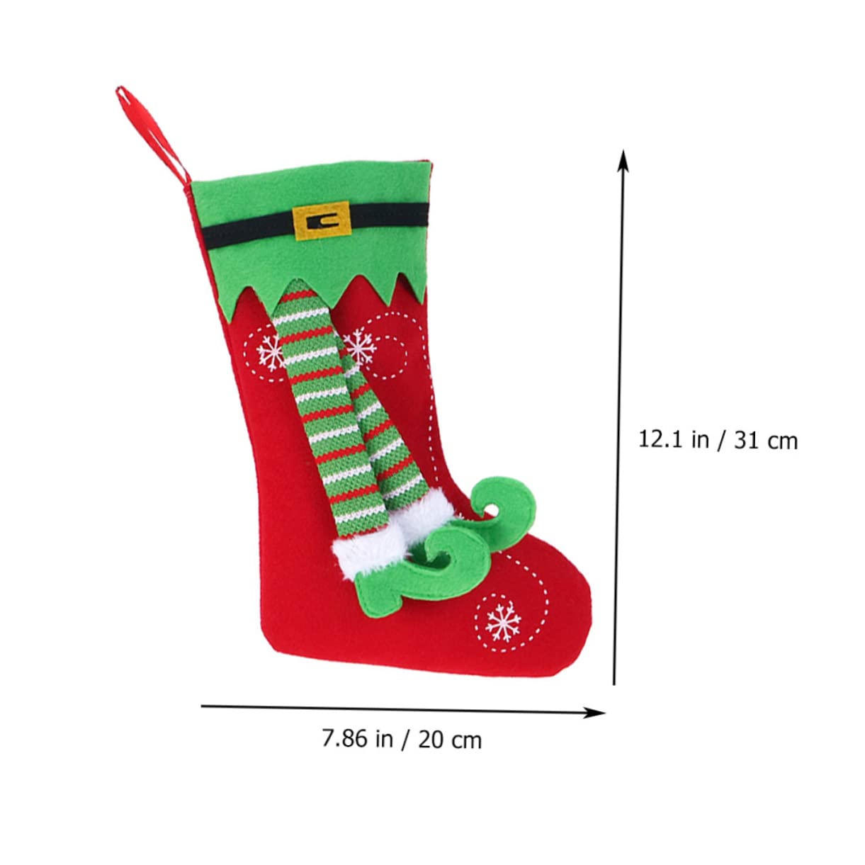 ABOOFAN 10stücke Weihnachtsstrümpfe Bunte Nikolaussocken Zur Dekoration Für Weihnachtsbaum Und Kamin Für Und Süßigkeiten Und Langlebig