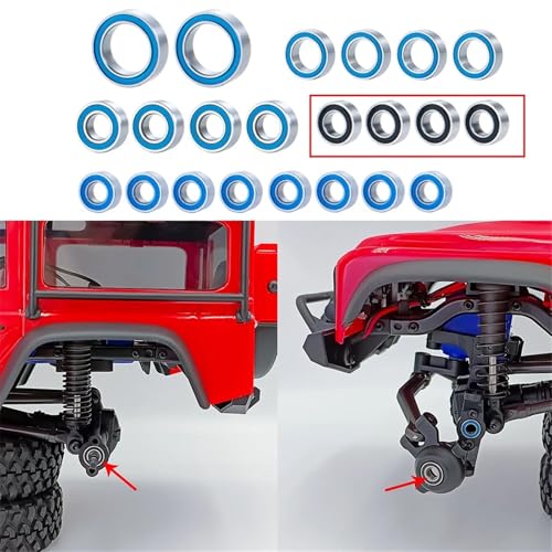 Cojinete de acero para TRX4-M con rodamiento sellado de alta precision para ejes de crawler Defender 3