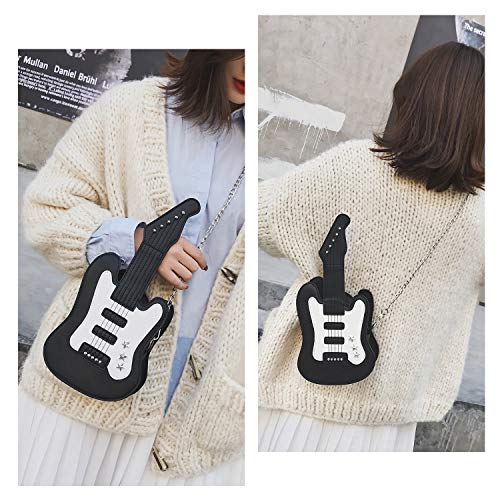 Bolso Mujer Forma Guitarra Piano Crossbody Pequeño miniatura 2