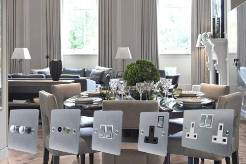 Aet CSC1GSOCWS - 13 A 1 Modulo Satinato Cromato Presa Classica - Foto 6