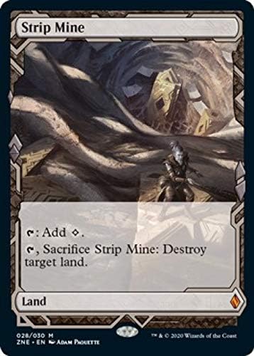 Magic: The Gathering - Strip Mine - Foil - Zendikar Rising Expeditions