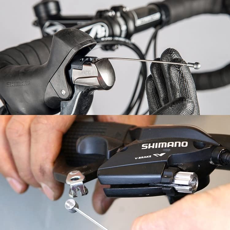 Amazon.co.jp: 自転車用ブレーキケーブル 前後セット インナー