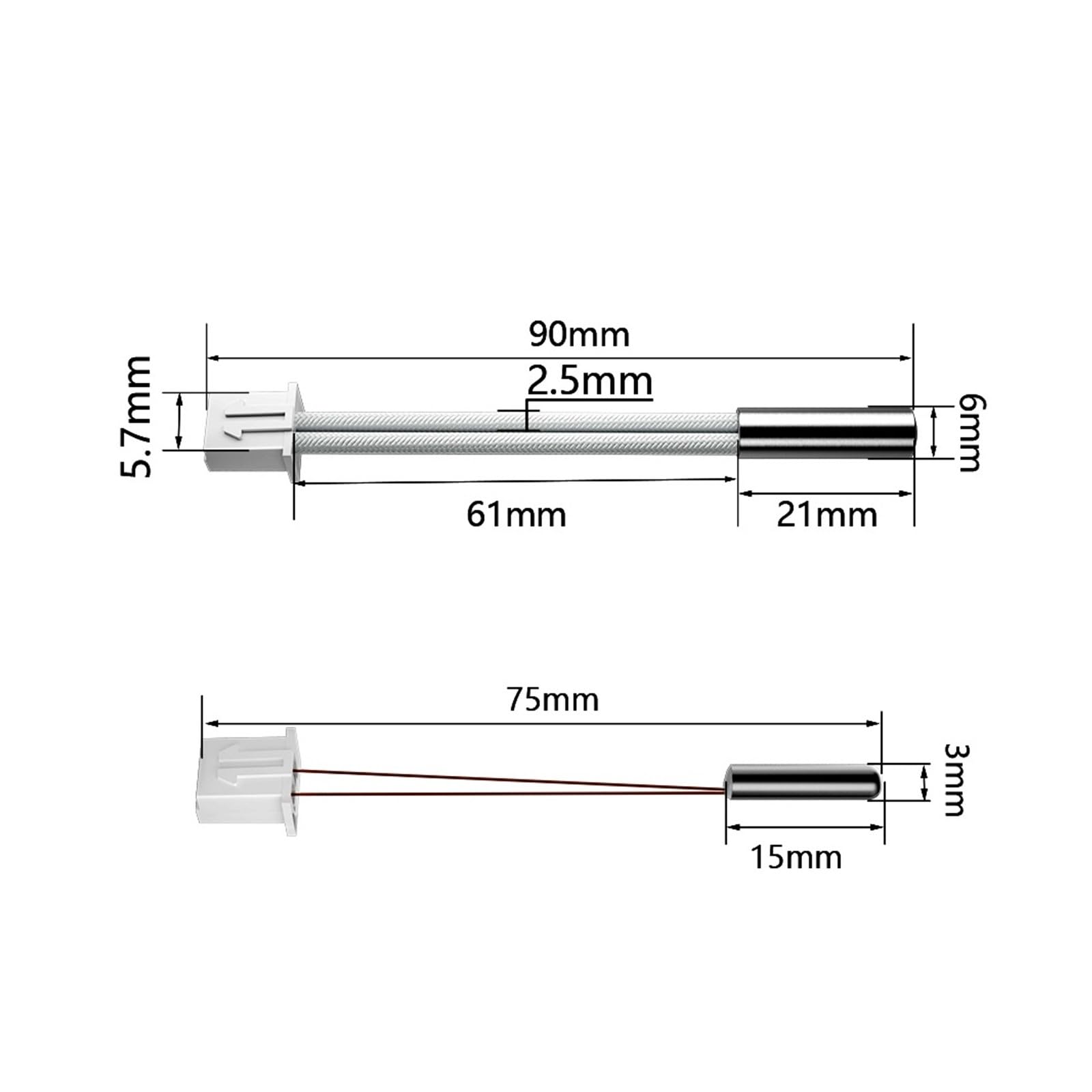 Compatibile con Creality, kit riscaldatore/termistore for CR-6 SE