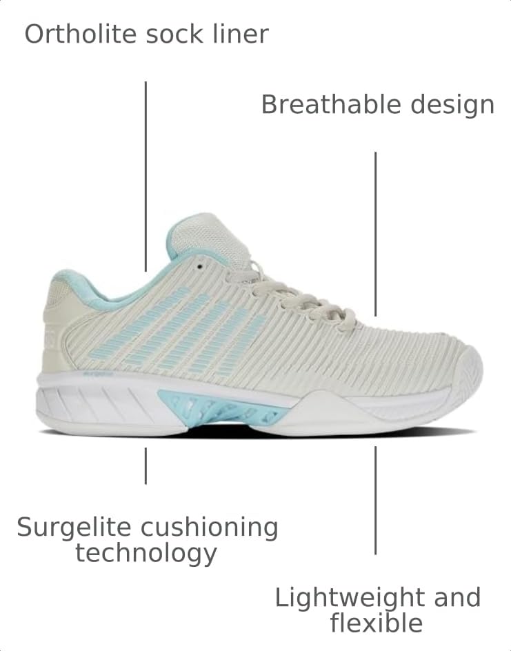 Image of K-Swiss Women's Hypercourt Express 2 Tennis Shoe