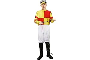 5 Pieces Men Sport Horse Costume Halloween Cosplay Cycling Outfit Suit