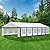 GREEN PARTY 20x40FT Party Tent Heavy Duty, Large Wedding Event Shelters with 7 Carry Bags & Removable Sidewalls, Outdoor Canopy Gazebo Commercial Tents for Parties Carport Camping Garden Patio