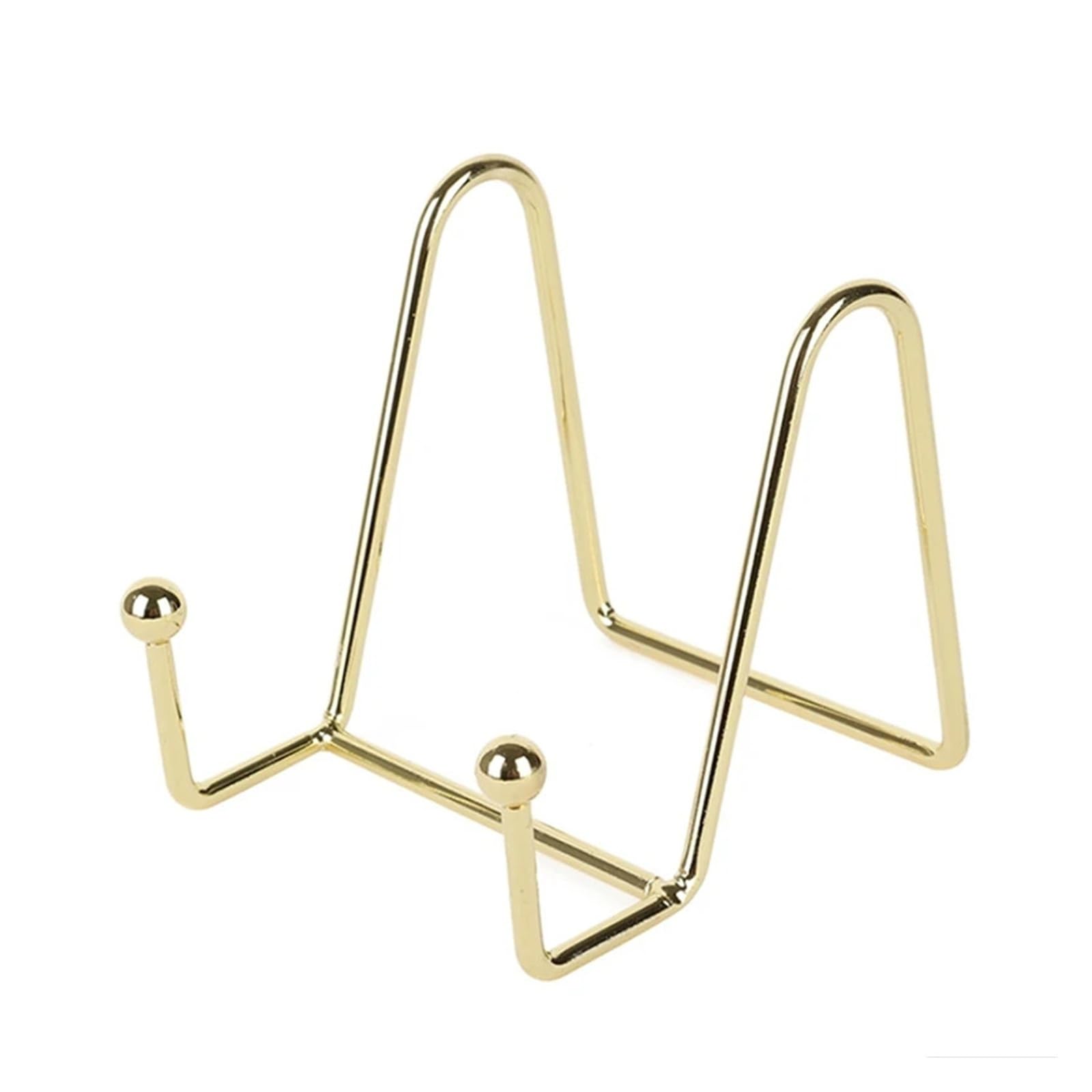 Xiehya Gold 6Pcs/Set Storage Rack Plate Stand Picture Easel Holder Display Pictures Frame Household Decorative Dish Tabletop For Home(Gold)