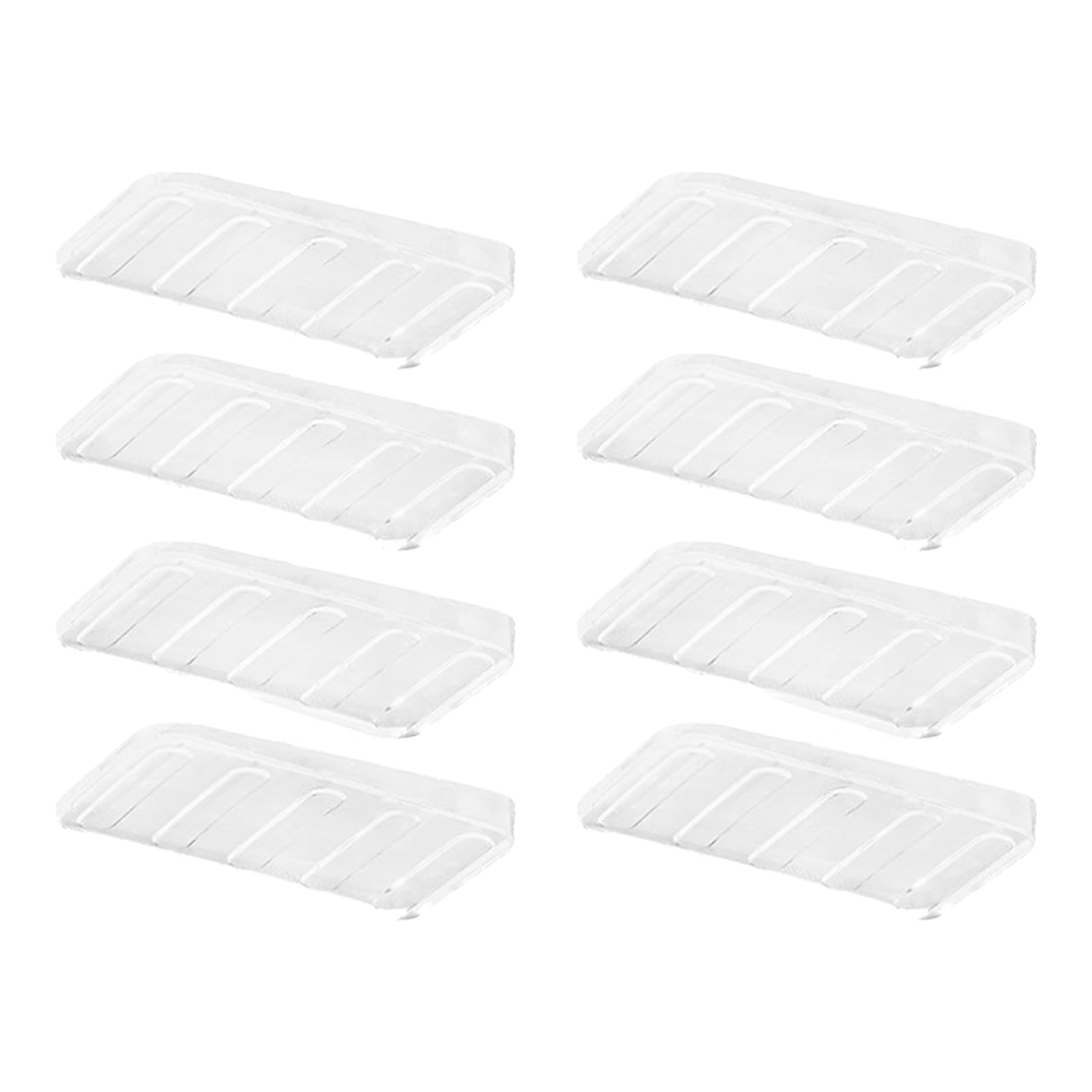 4 / 8Pcs Leveling Shims Furniture Wedges Clear Table Stabilizers Adjustable Blocks for Furniture Stabilization Enduring Adjustable Levelers