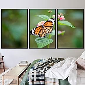 signwin 3 Piece Framed Canvas Wall Art Colorful...