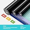 LIKCUT Permanent Vinyl 12" x 50ft, Glossy Black Adhesive Vinyl Roll for Cricut & Silhouette Cameo Cutting Machine, Ideal for Brithday & Party Home Decor, DIY Mug & Ceramic #4