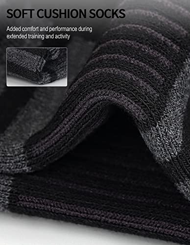 Airacker Ankle Athletic Running Socks Cushioned Breathable Low Cut Sports Tab Socks for Men and Women (6 Pairs)3