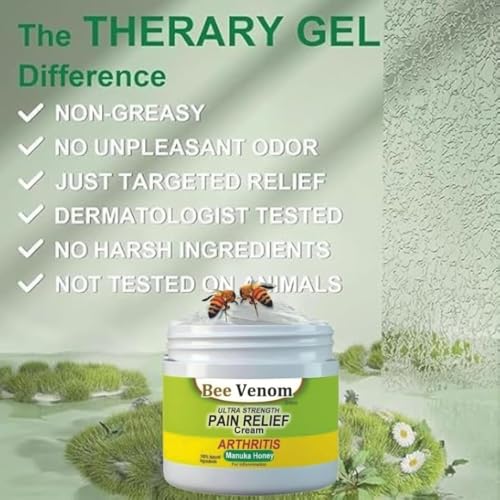 Image of Bee Venom Knee & Joint Pain Relief Cream 300gm FRAYI | Ultra Strength Bee Venom Pain Relief Cream | Joint And Bone Therapy Pack Of 3 Pics (Y-3)