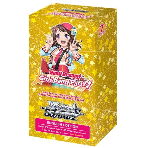 BanG Dream! Girls Band Party! Premium Booster Display - White / Black TCG - EN