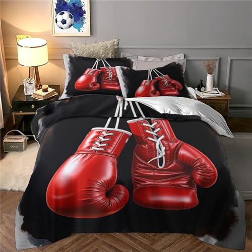 Housse de couette cavalier microfibre 3D premium 260x220 parure de lit chic - 6